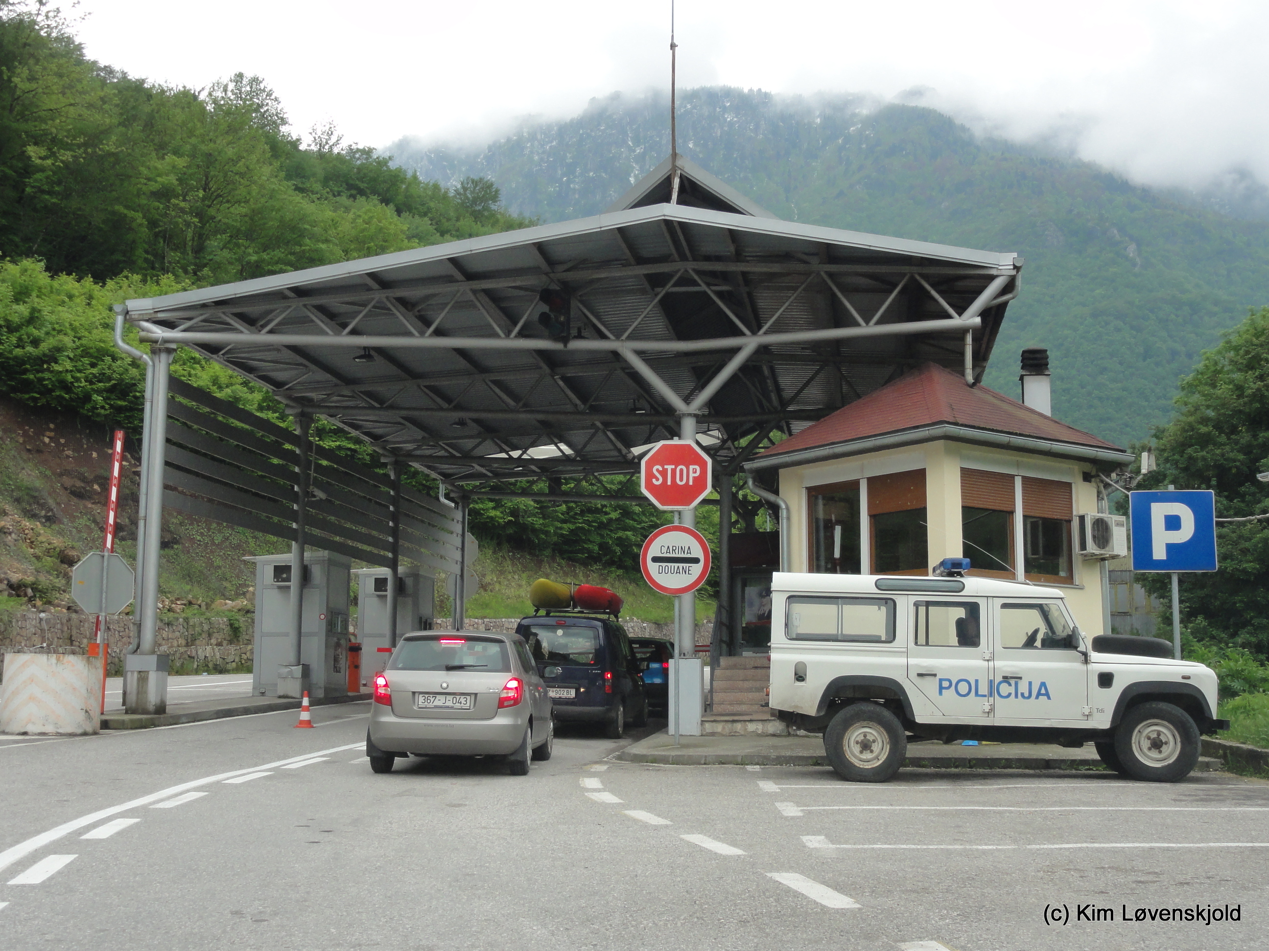 Bosnia/Montenegro border