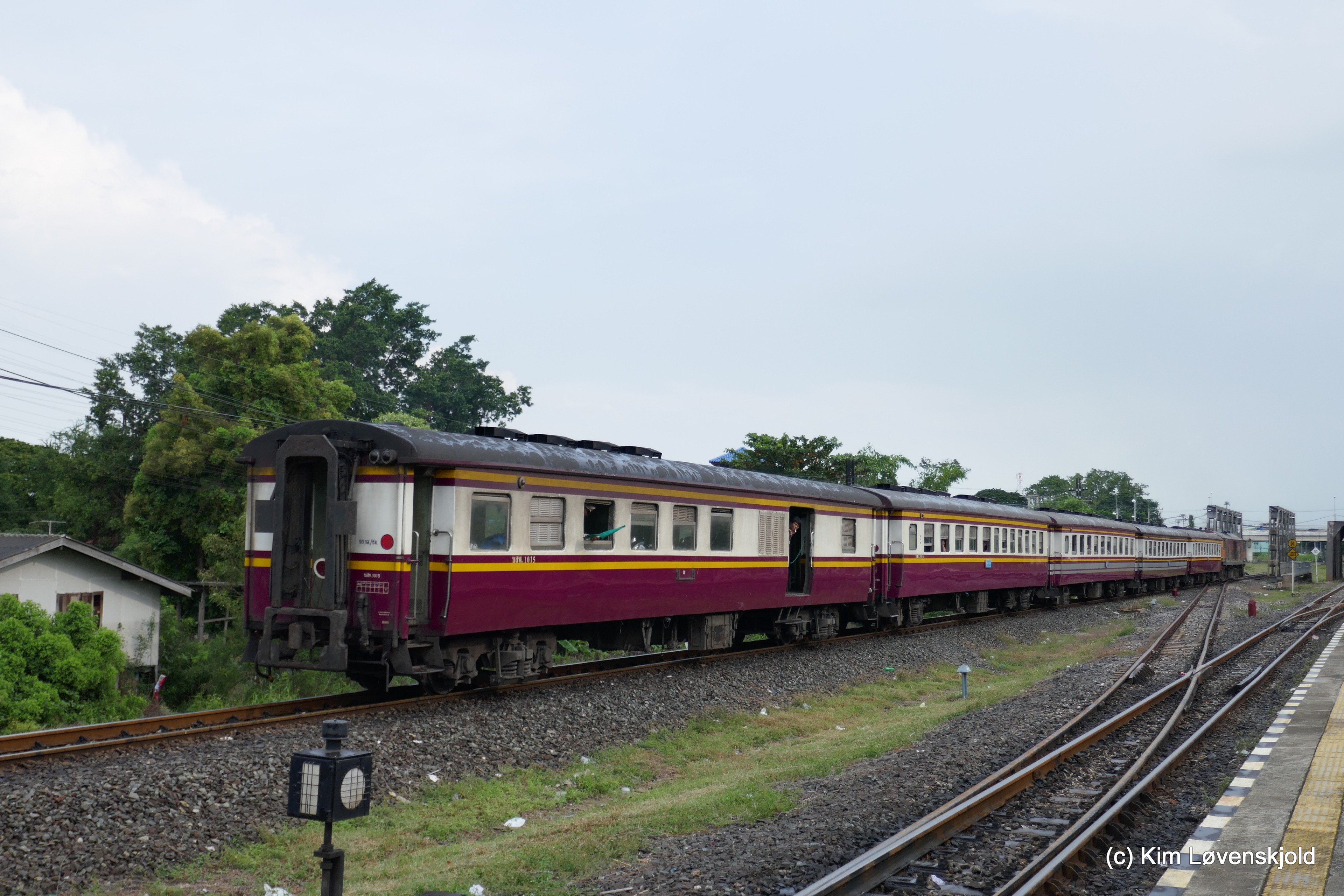 Thailand train cars
