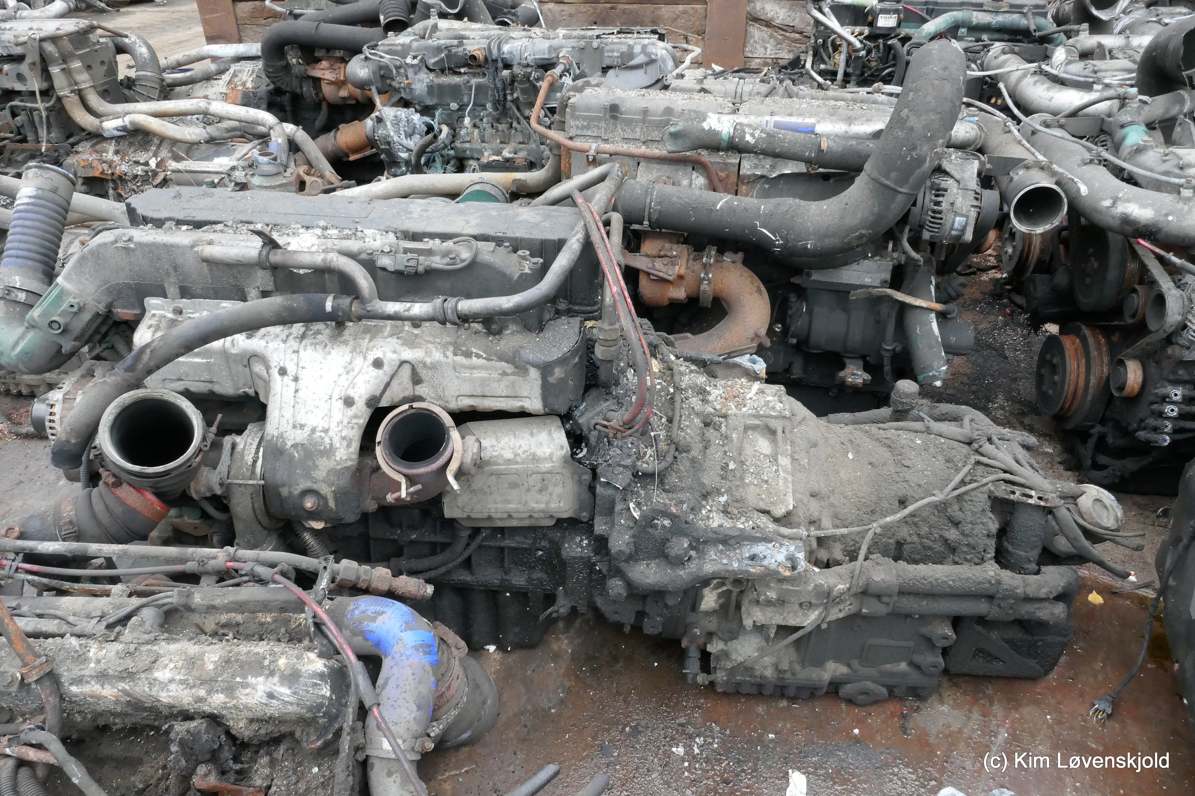 Volvo D7E290 together with a ZF5HP592C gearbox from a scrapped Volvo B7RLE
