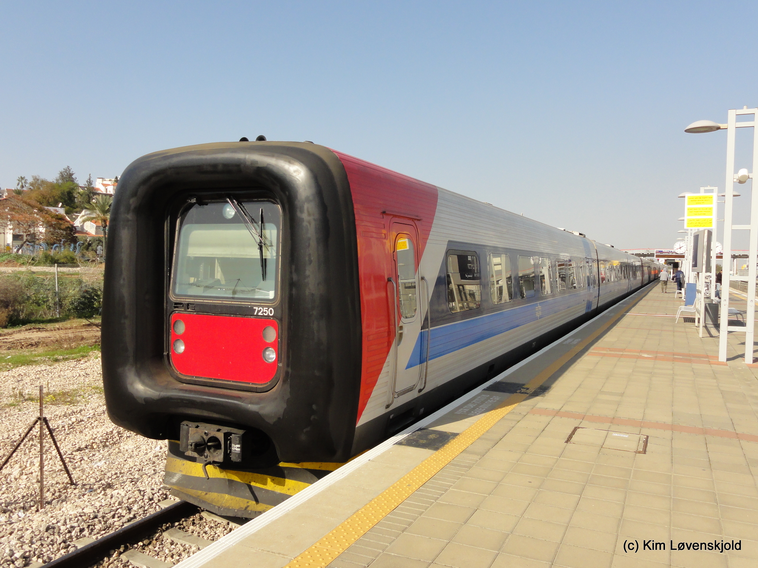Danish built IC3 Train - Israel Railways