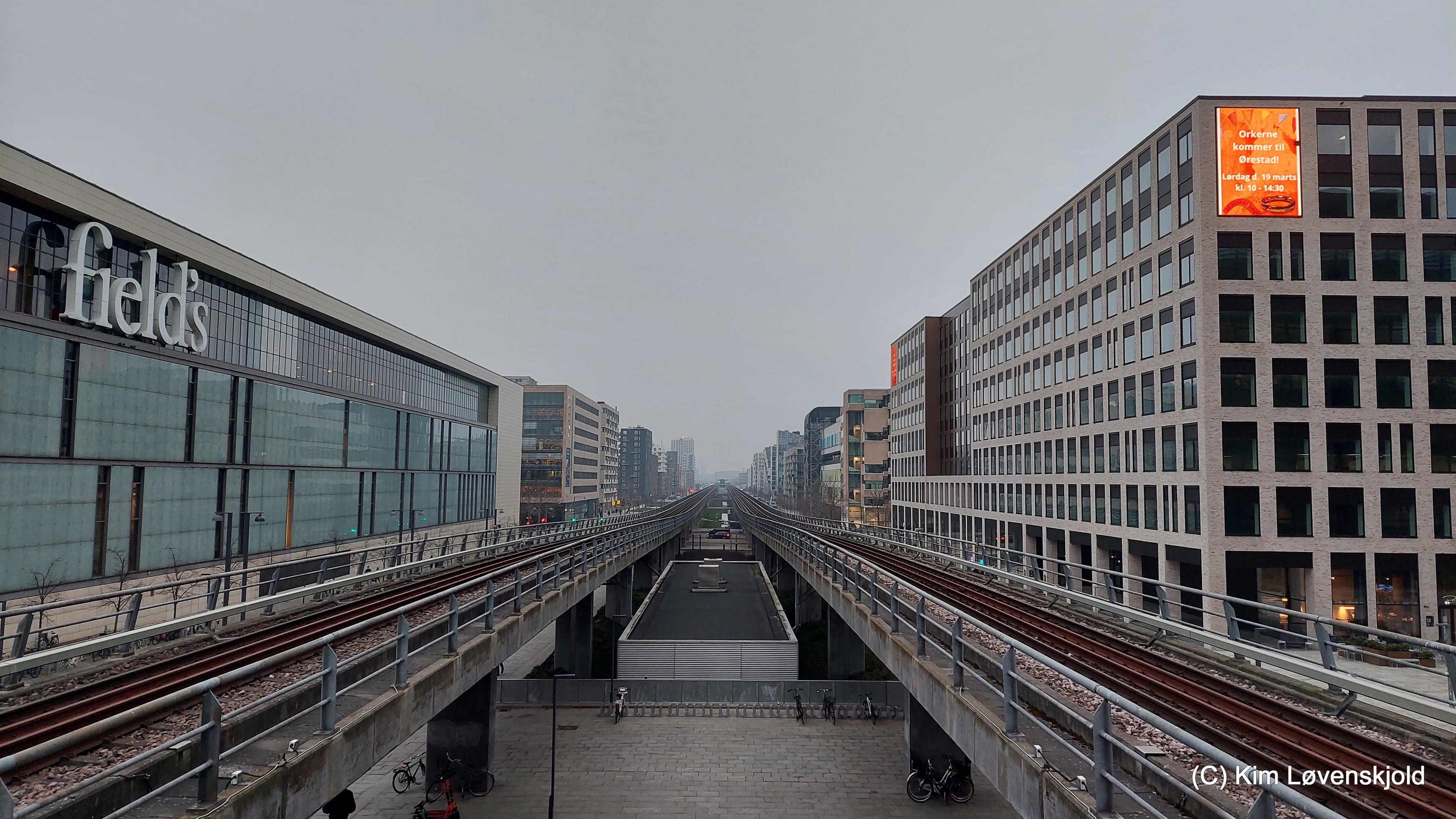 Metroline M1 at Ørestad