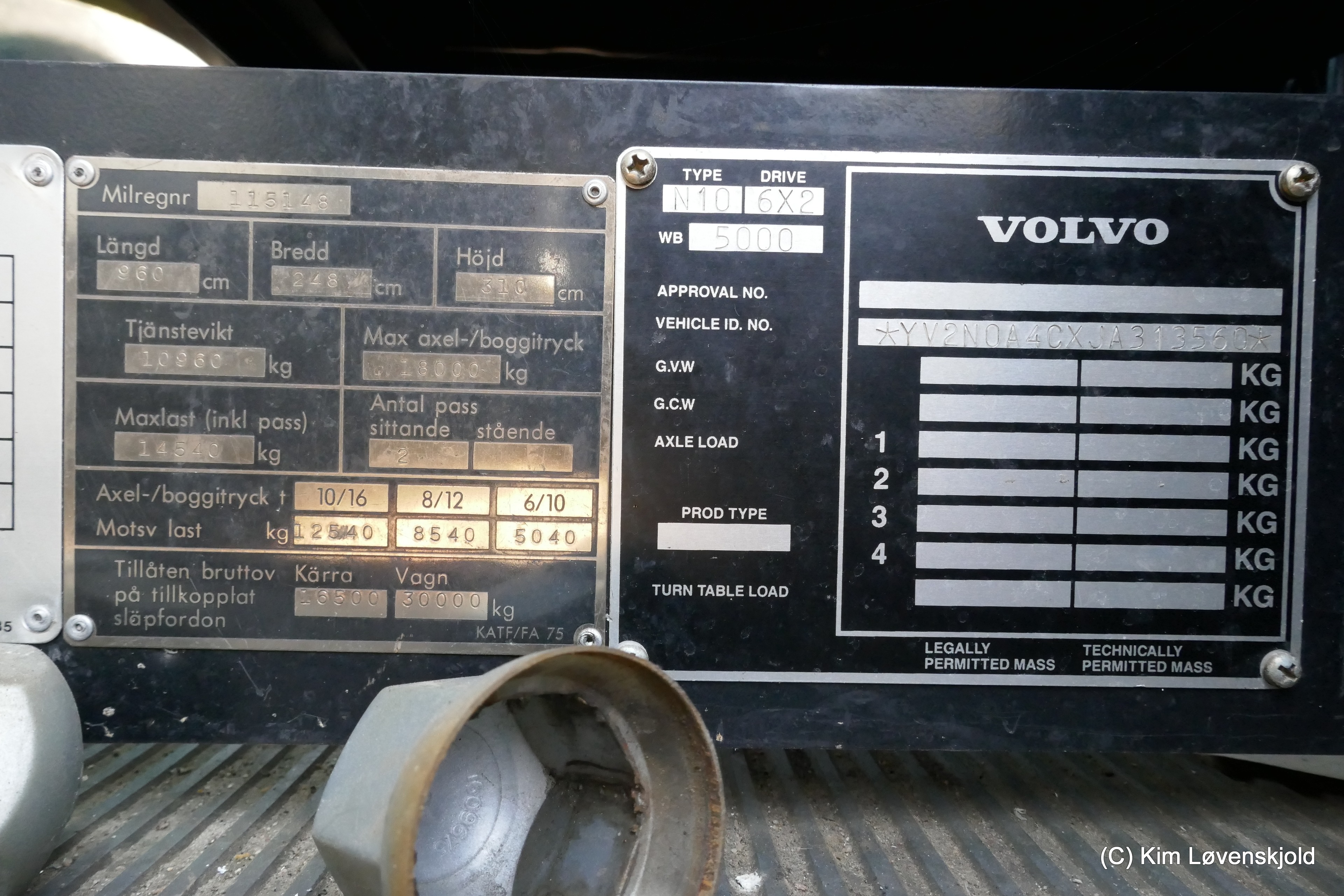 1988' Volvo N10
