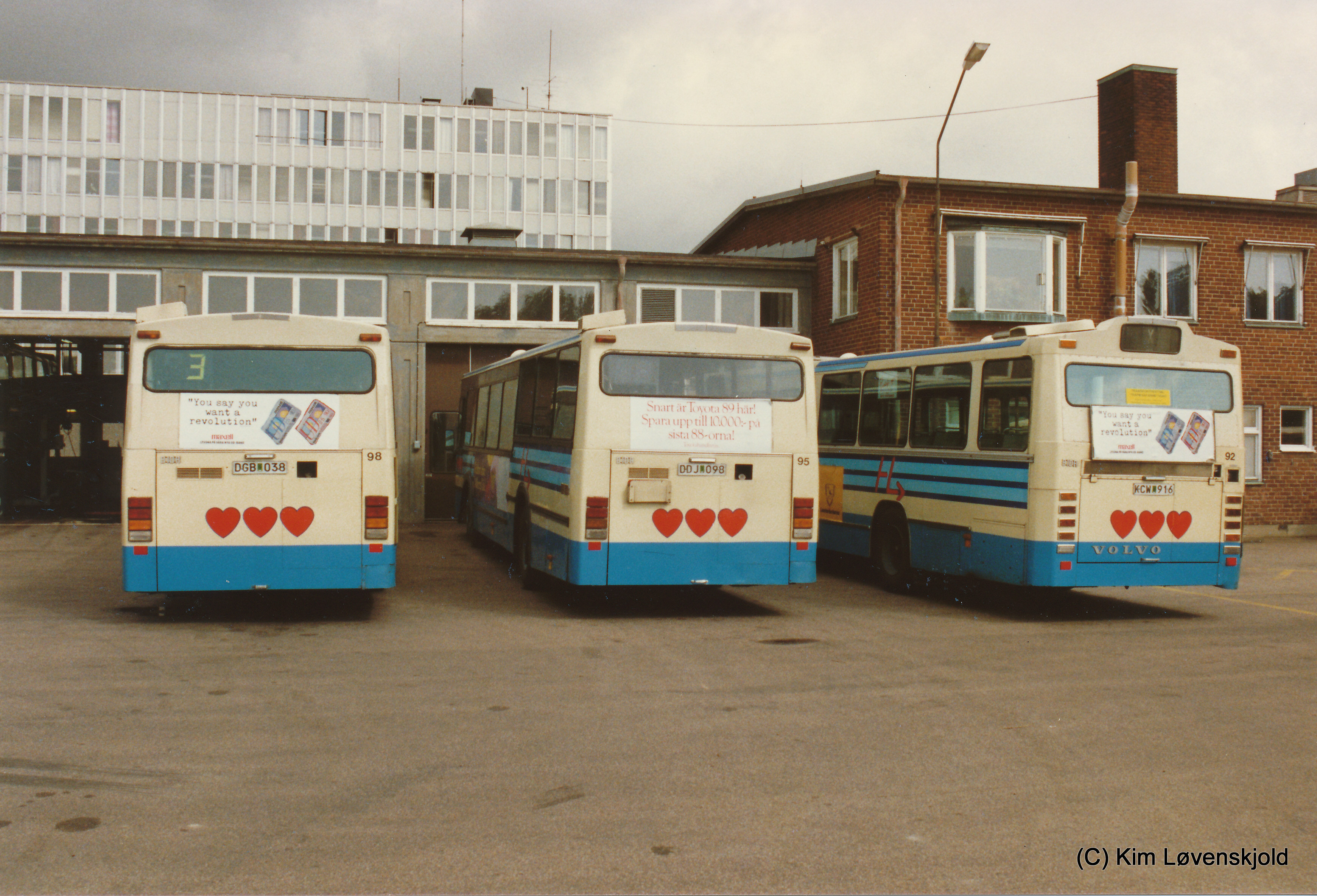 1982' Volvo B10R-59 VBK M500B & 1979' Volvo B10R-59 Säffle