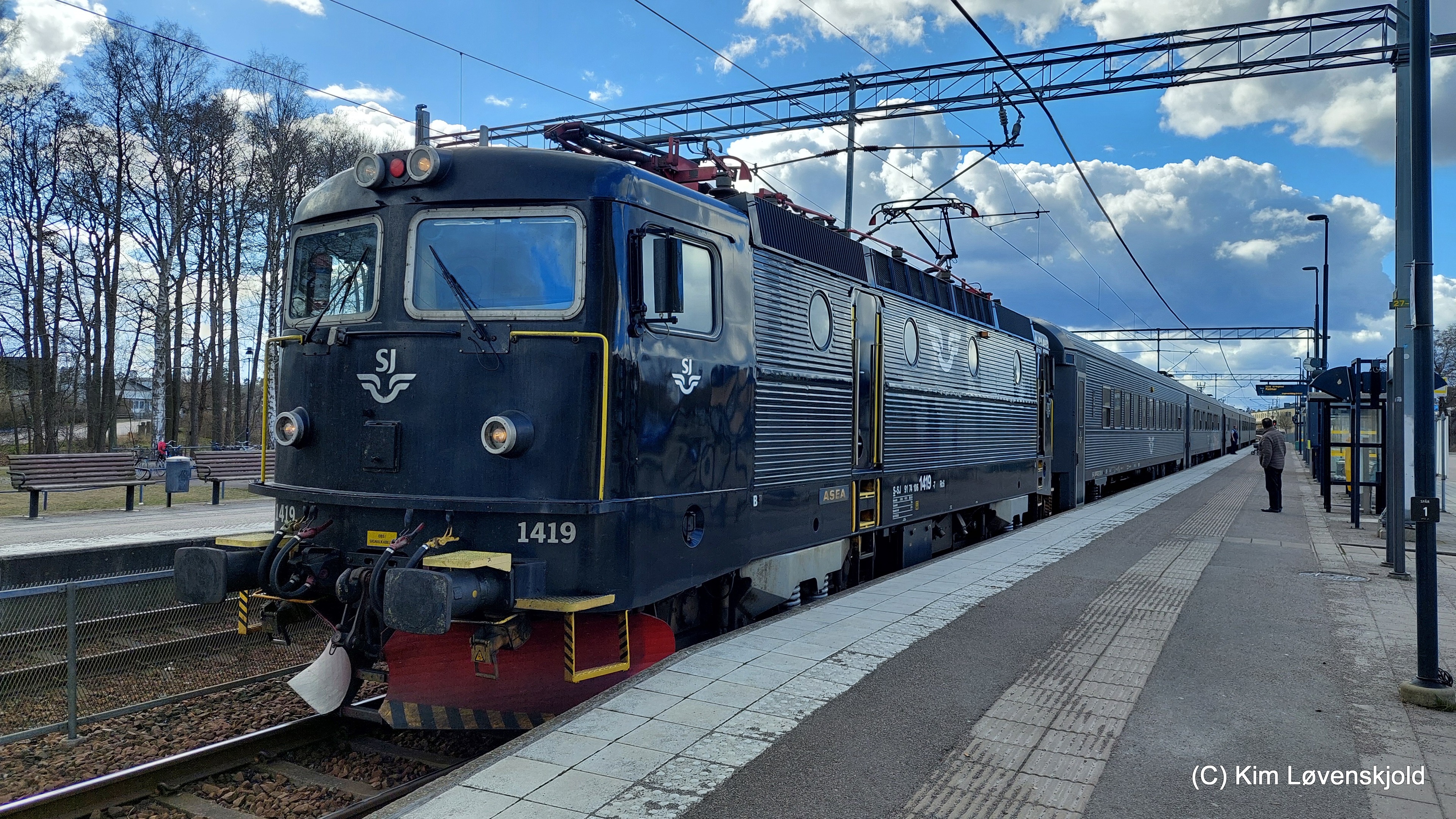 1980's SJ electric locomotive
