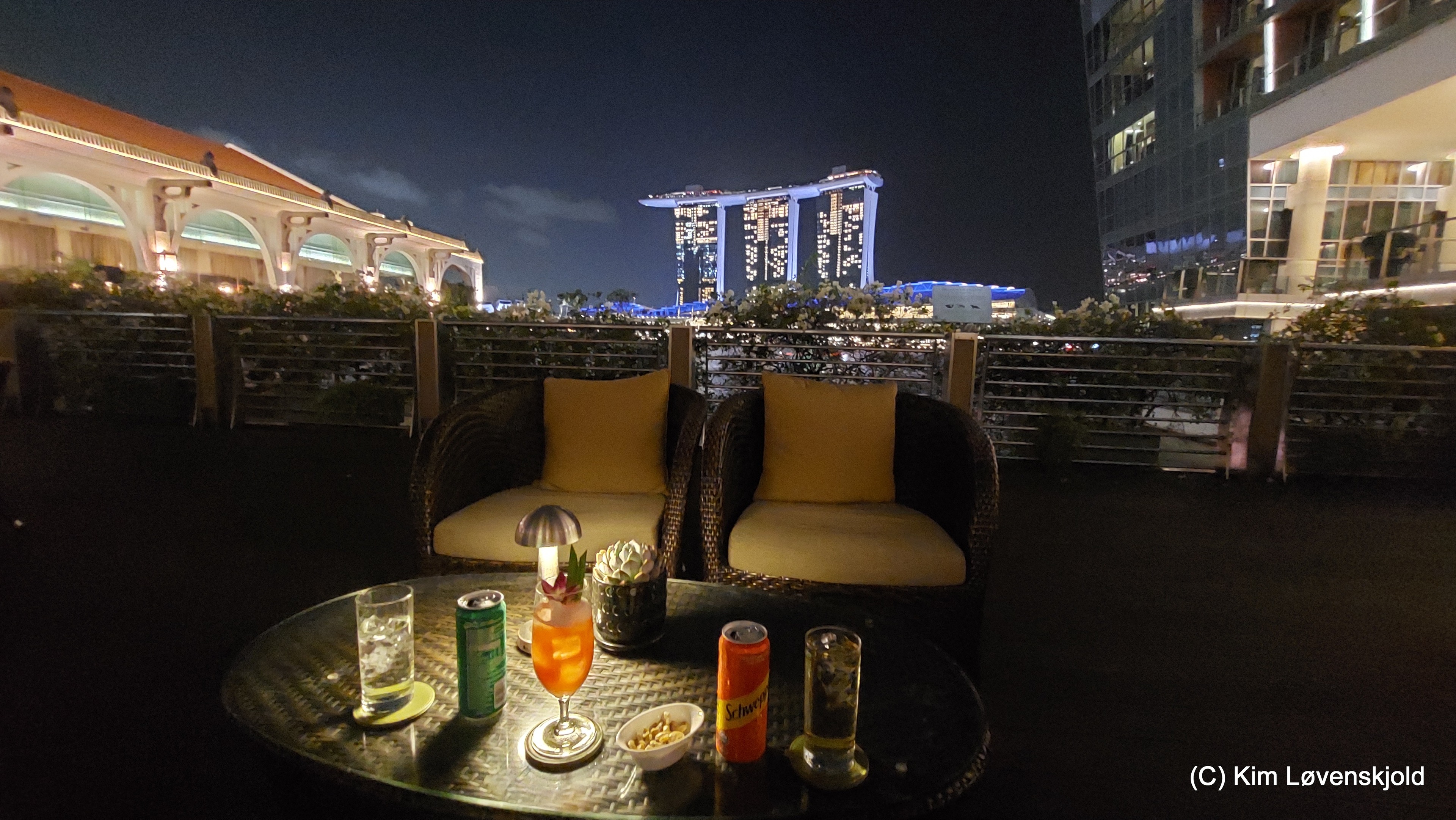 View from The Fullerton Hotel bar