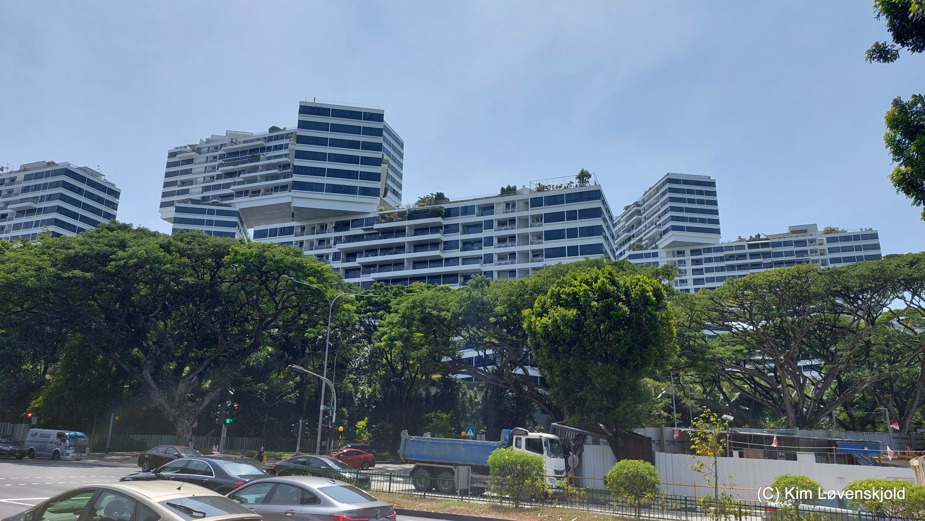 The Interlace apartment buildings