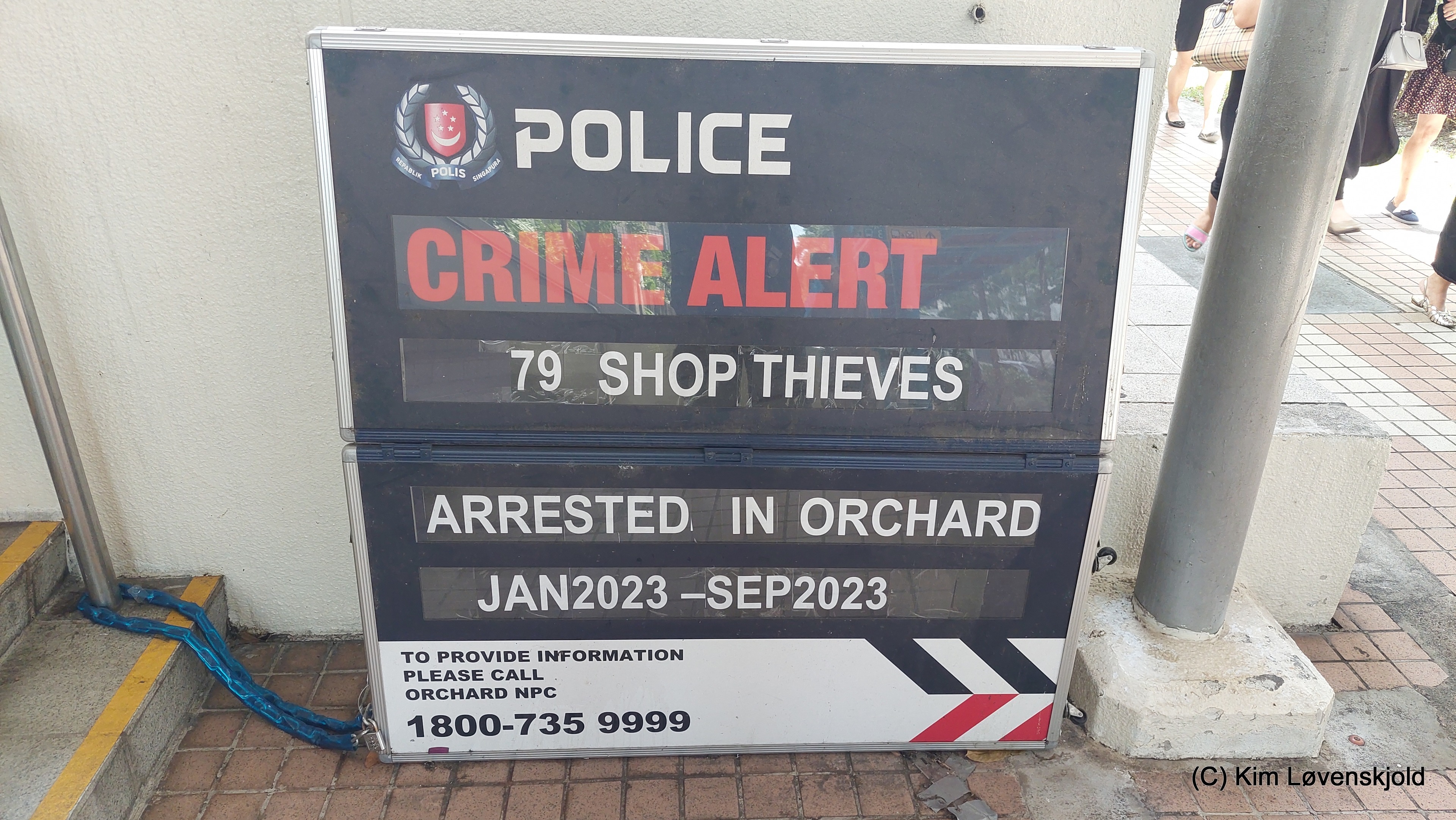Crime count board